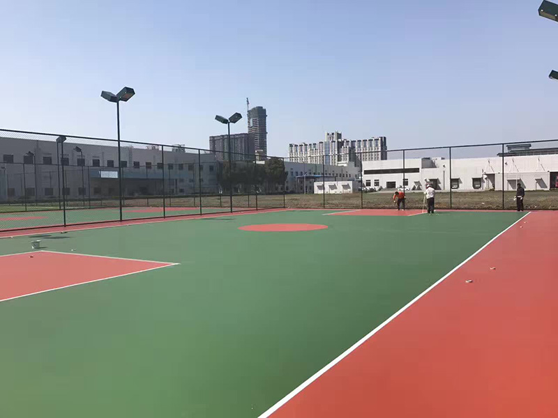 籃球場(chǎng)施工案例